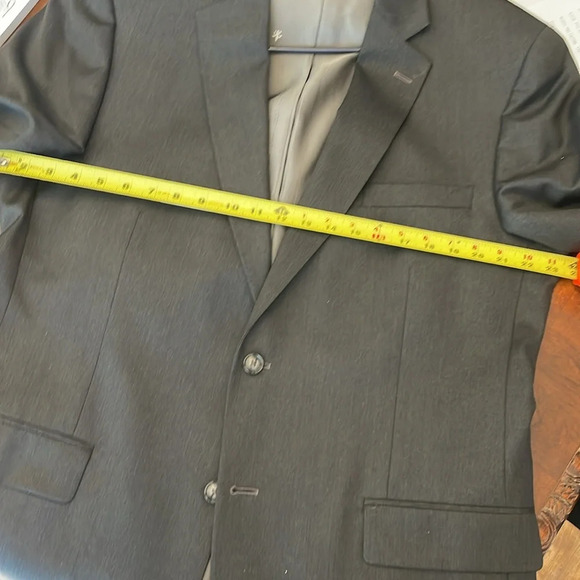 Franco‎ Lanzetti Dark Grey Men’s Blazer Sport Coat 44L excellent condition - Picture 14 of 14